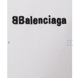 [NEW] BALENCIAGA BB CORP LOGO FITTED T-SHIRT - size S